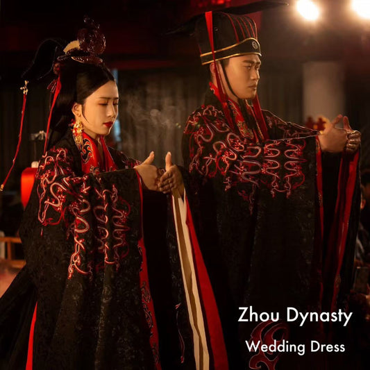 The Differences in Traditional Chinese Wedding Attire Across Different Periods - Jianxi Hanfu