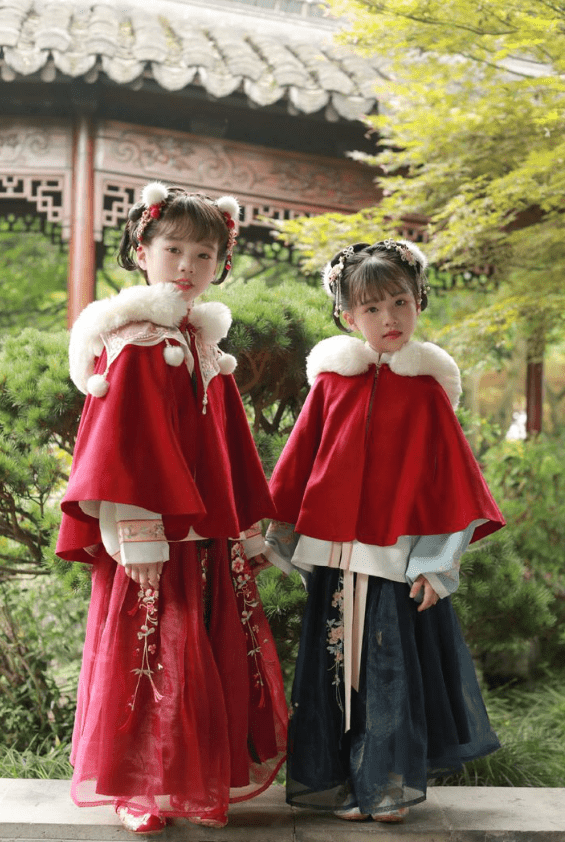 What do children wear on Chinese Spring Festival - Jianxi Hanfu