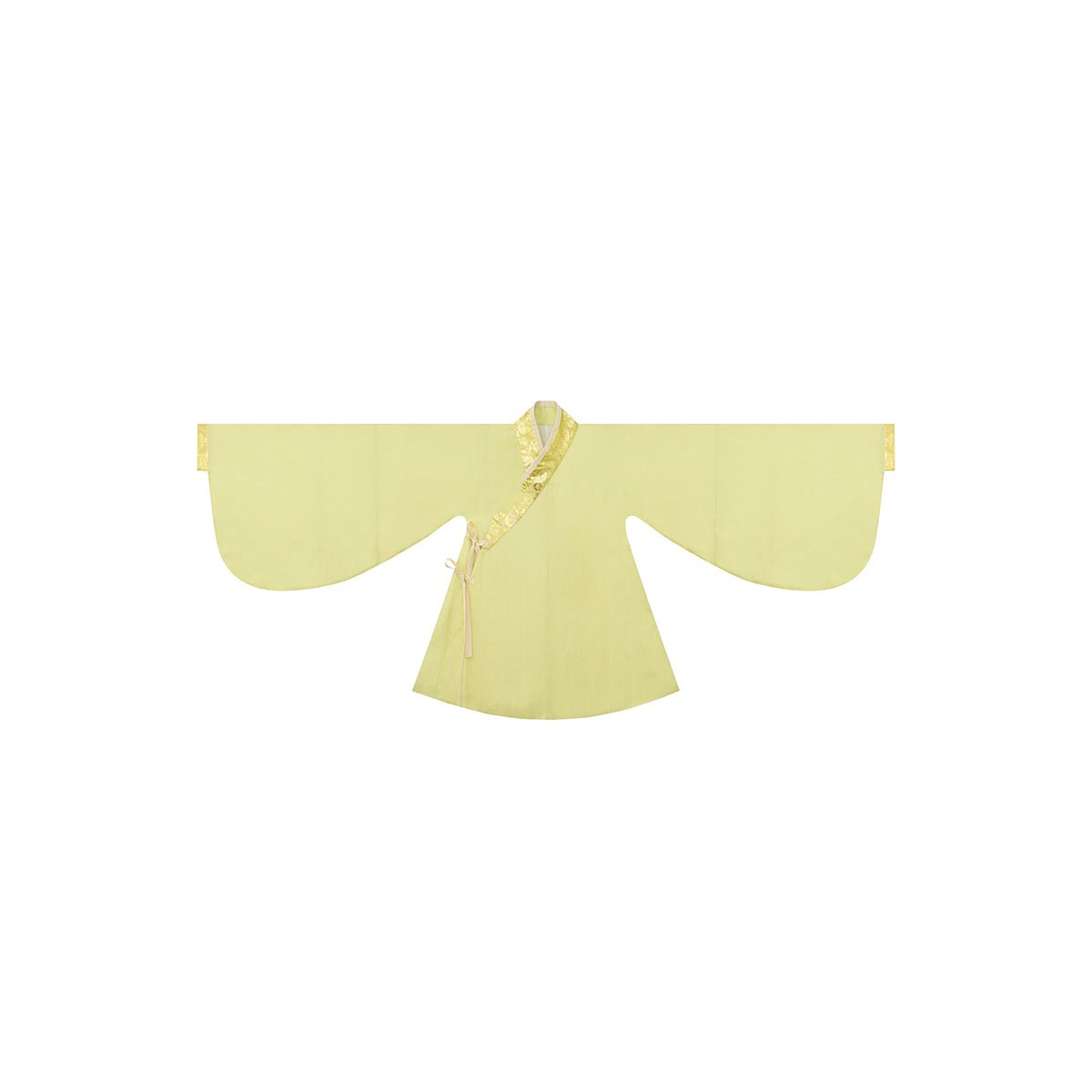 yellow jiaoling shirt hanfu dress women's clothes-Jianxi Hanfu