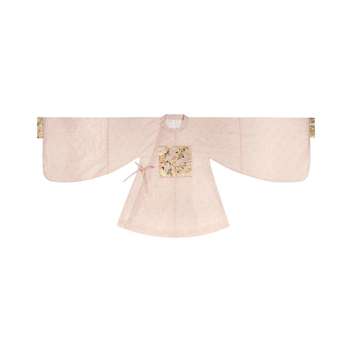 pink handu dress round collar top women's clothes-Jianxi Hanfu