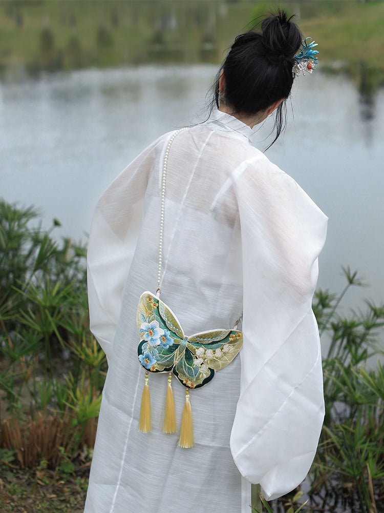 red pouch chinese hanfu bag-Jianxi Hanfu