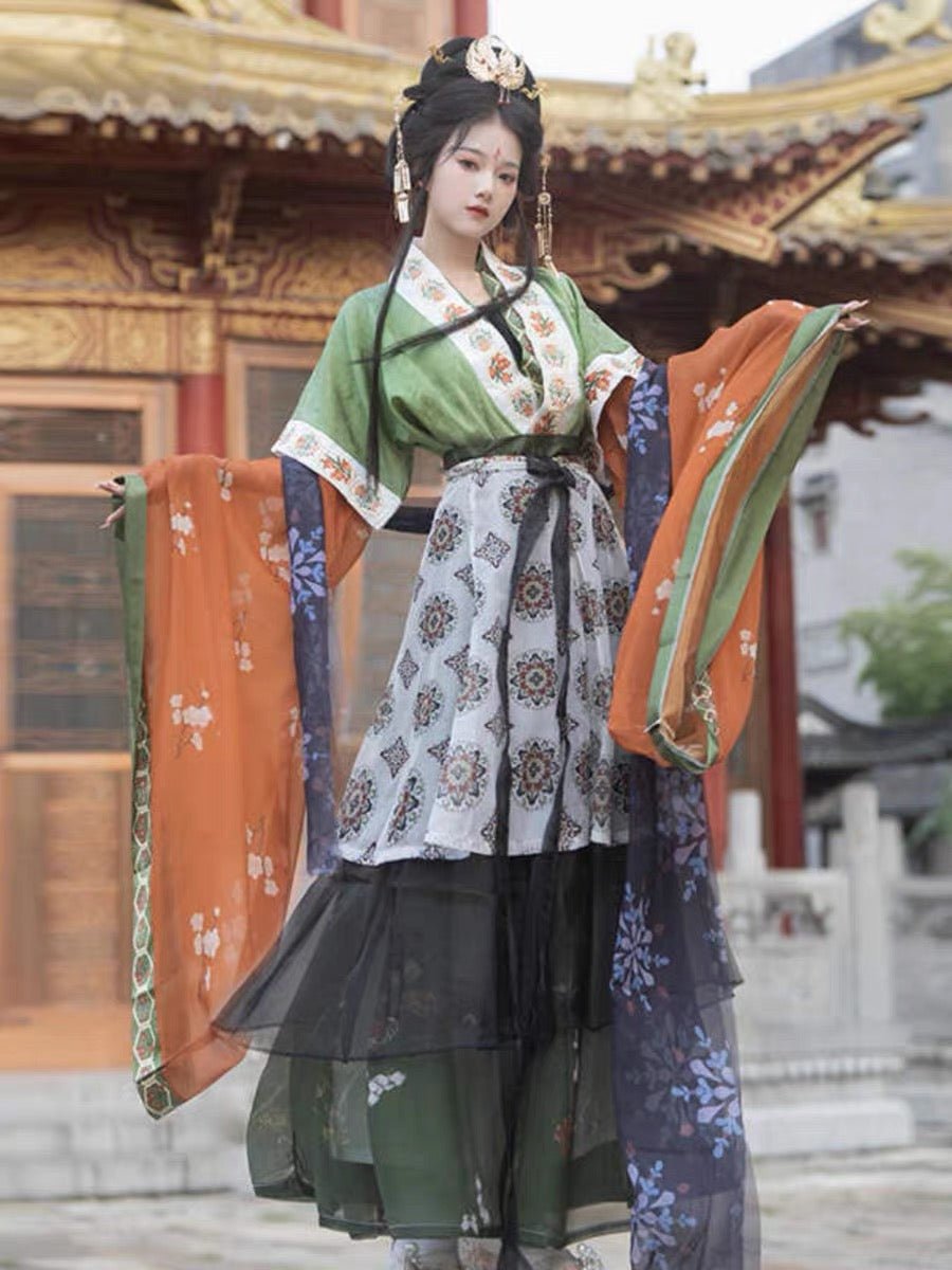 Butterfly Scroll Wei Jin Hanfu - Jianxi Hanfu