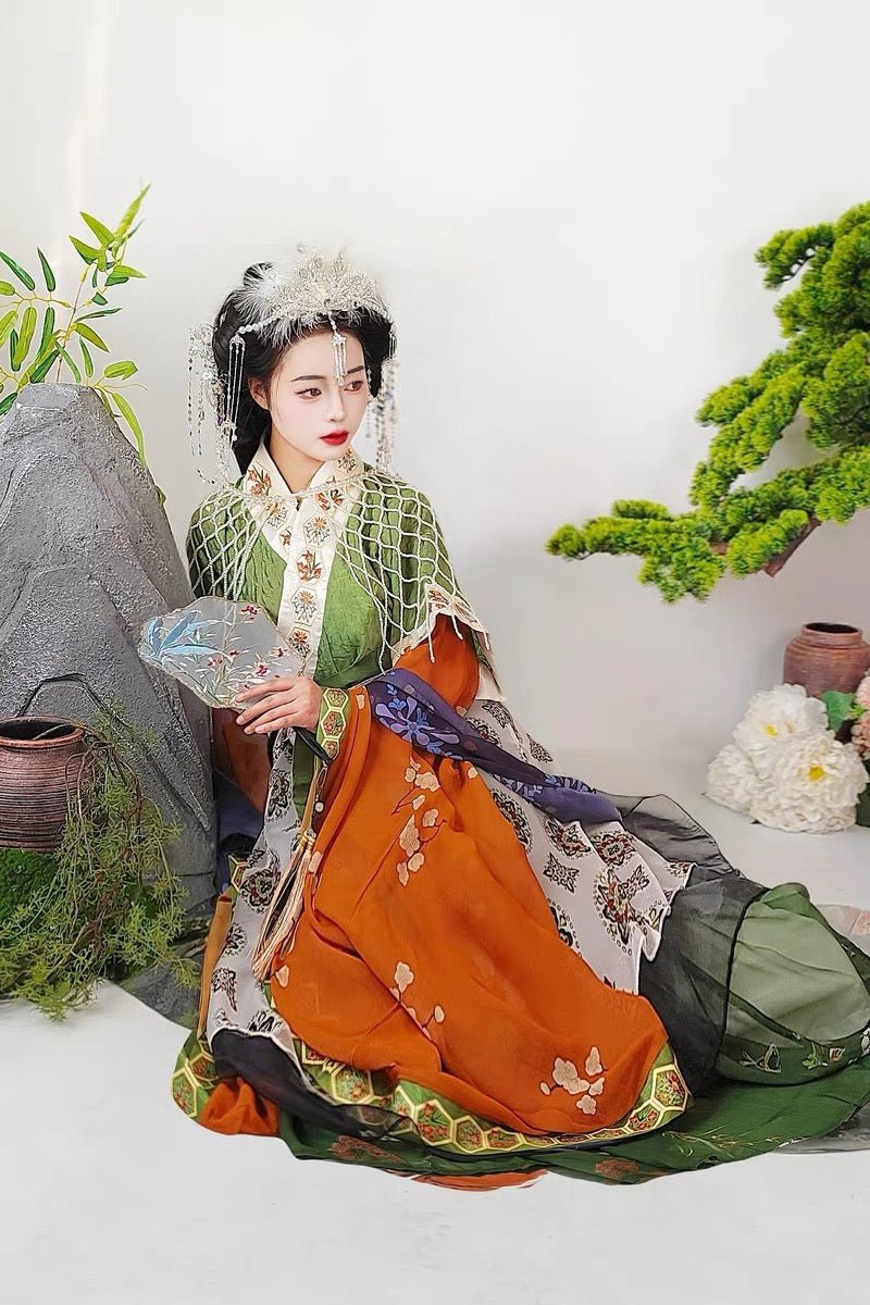 Butterfly Scroll Wei Jin Hanfu - Jianxi Hanfu