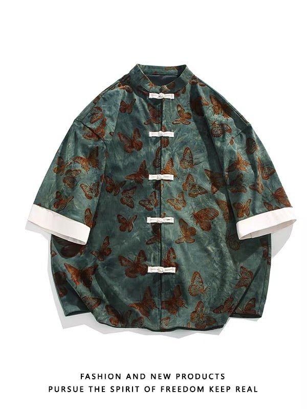 tang suit male shirt men's clothes-Jianxi Hanfu