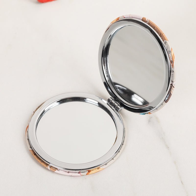 Chinese Dunhuang - themed portable makeup mirror - Jianxi Hanfu