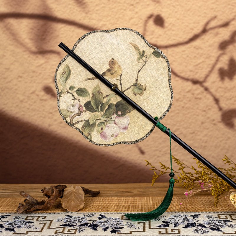 chinese hand fan bird-Jianxi Hanfu