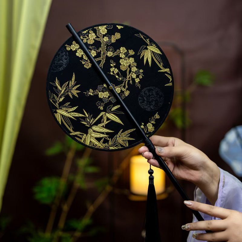 black round fan waist fan-Jianxi Hanfu