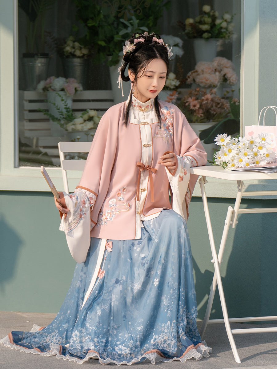 Chinese Hanfu Dress Female autumn Clothing-Jianxi Hanfu