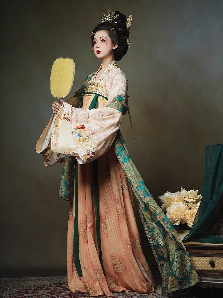 Chinese Hanfu Tang Dynasty Summer Ruqun - Sheng Tang Shao Zhu - Jianxi Hanfu
