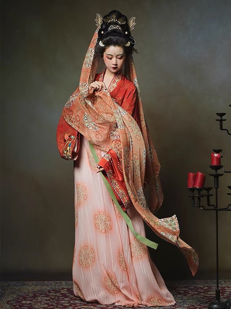 Chinese Hanfu Tang Dynasty Summer Ruqun - Sheng Tang Shao Zhu - Jianxi Hanfu