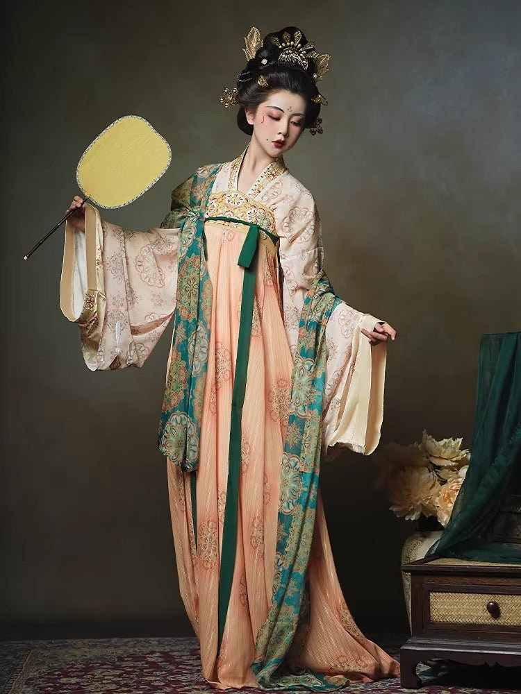 Chinese Hanfu Tang Dynasty Summer Ruqun - Sheng Tang Shao Zhu - Jianxi Hanfu