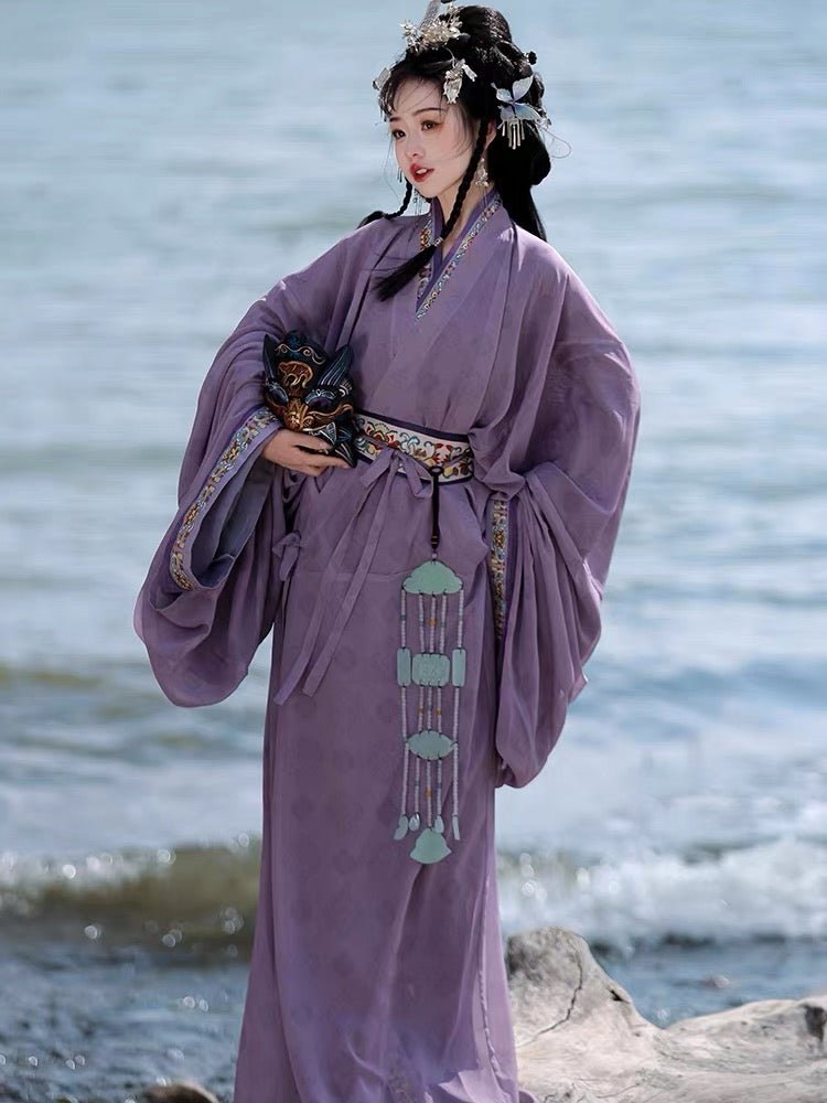 Chinese Hanfu Warring State Robe Zhiju - Jianxi Hanfu
