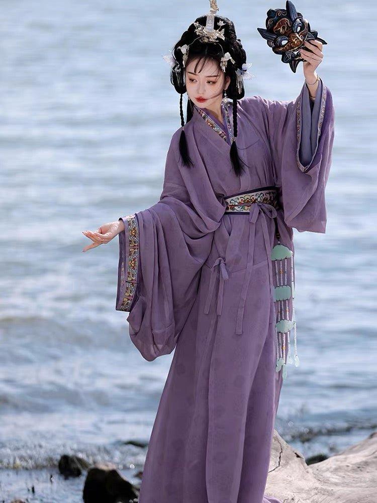 Chinese Hanfu Warring State Robe Zhiju - Jianxi Hanfu