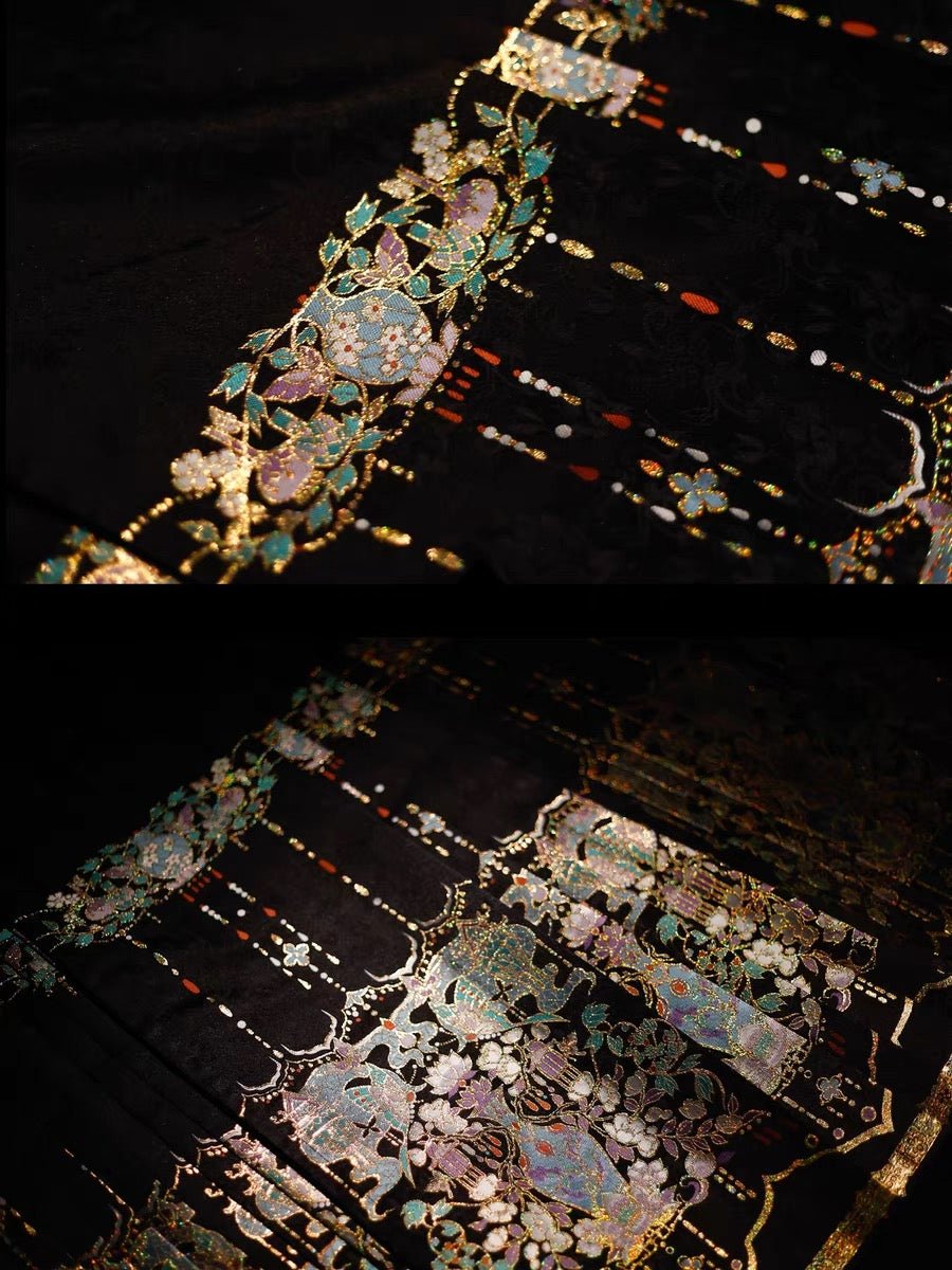 Chinese Ming Dynasty Mamian Skirt - Liu Jin Fa Lang - Jianxi Hanfu