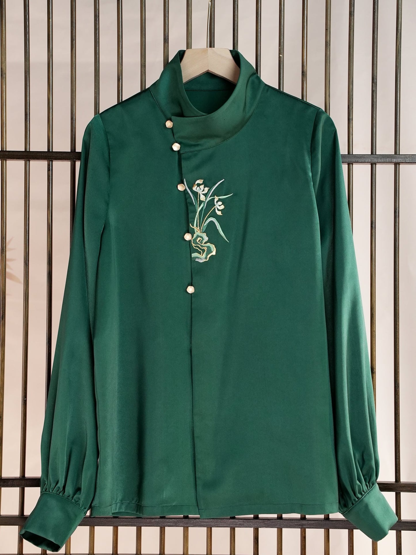 stand collar shier chinese hanfu top -Jianxi Hanfu