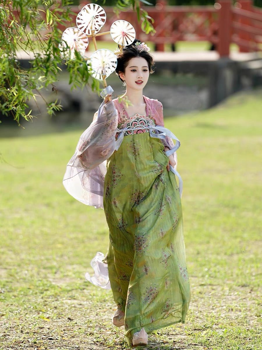 qixiong ruqun hanfu girls dress-Jianxi Hanfu