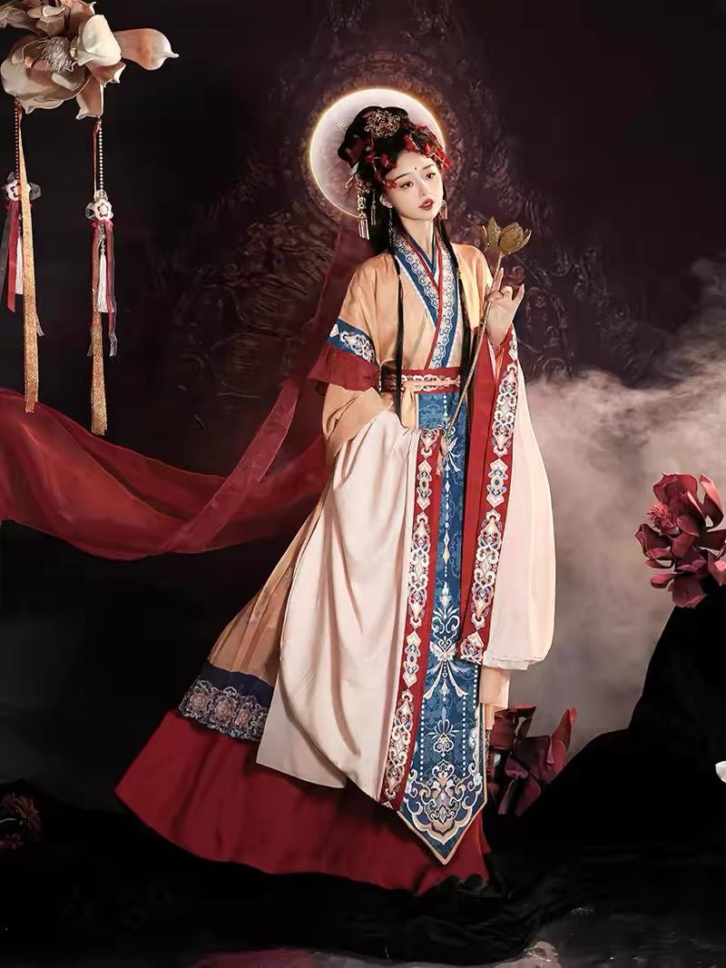 Chinese costume wei jin girls' hanfu dress_jianxi Hanfu
