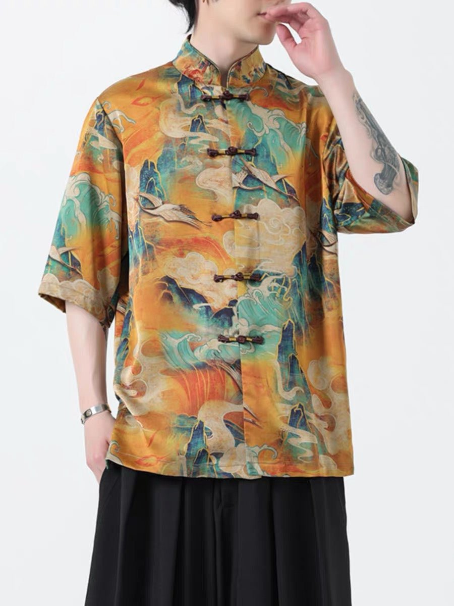cane tang suit men's simmer clothes-jianxi hanfu