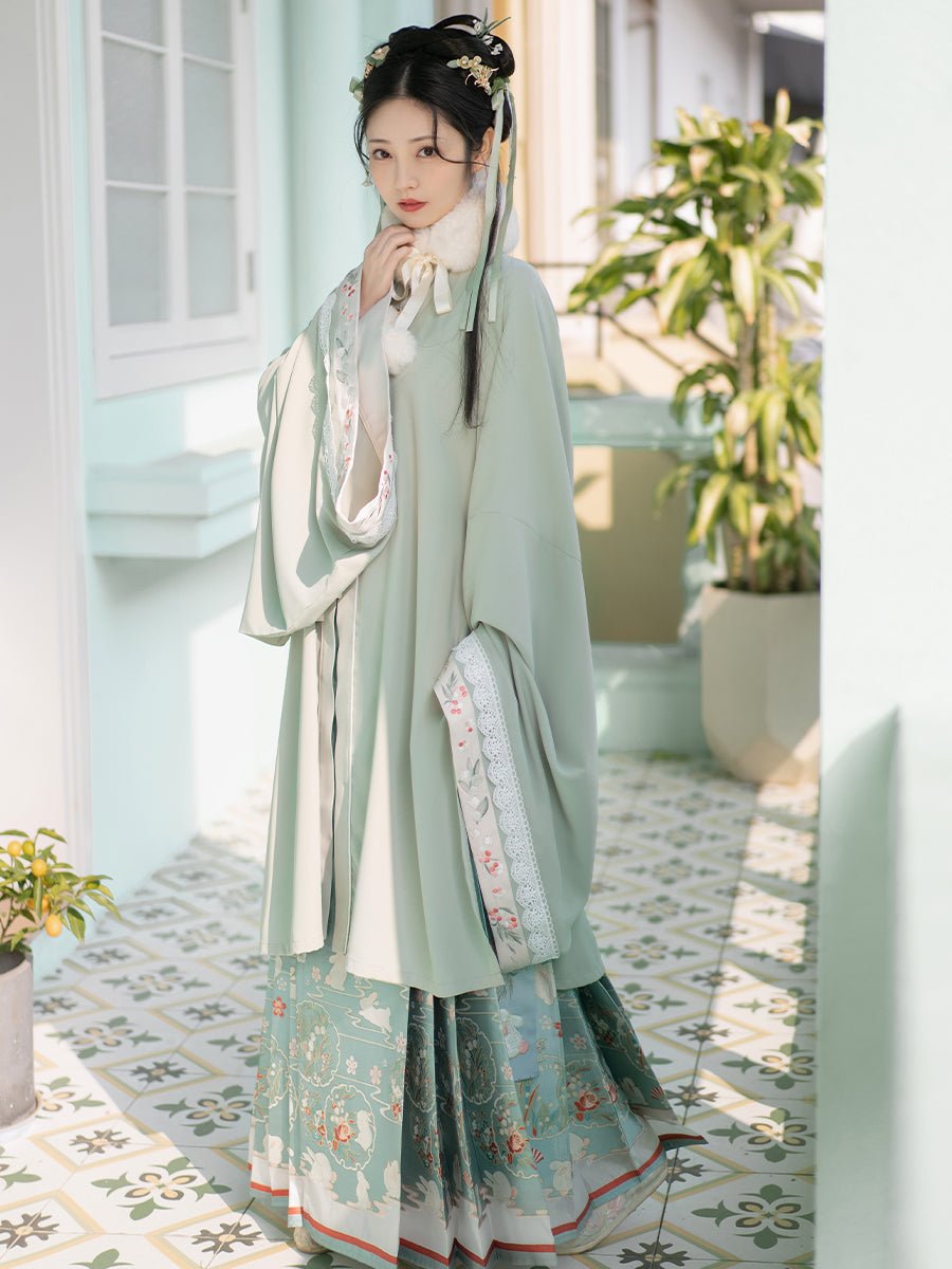 bijia mamian skirts ming dynasty-Jianxi Hanfu