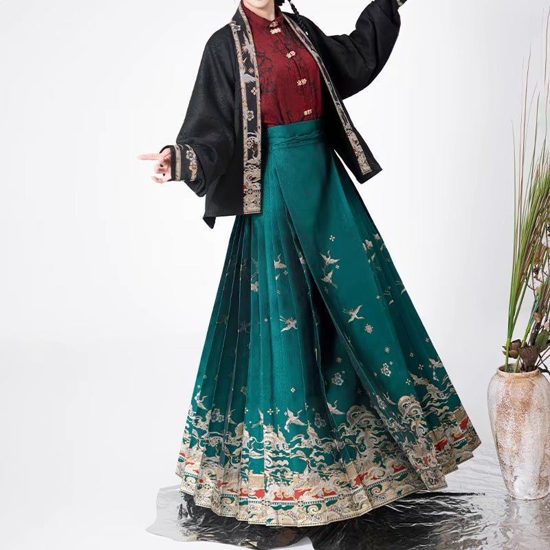 High - end Hanfu Mamian Skirt - Rui He - Jianxi Hanfu