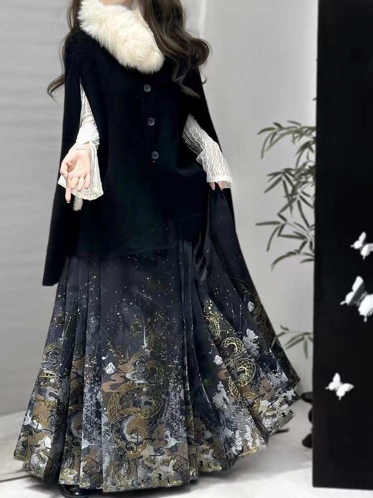 High - end Hanfu Mamian Skirt - Teng She - Jianxi Hanfu