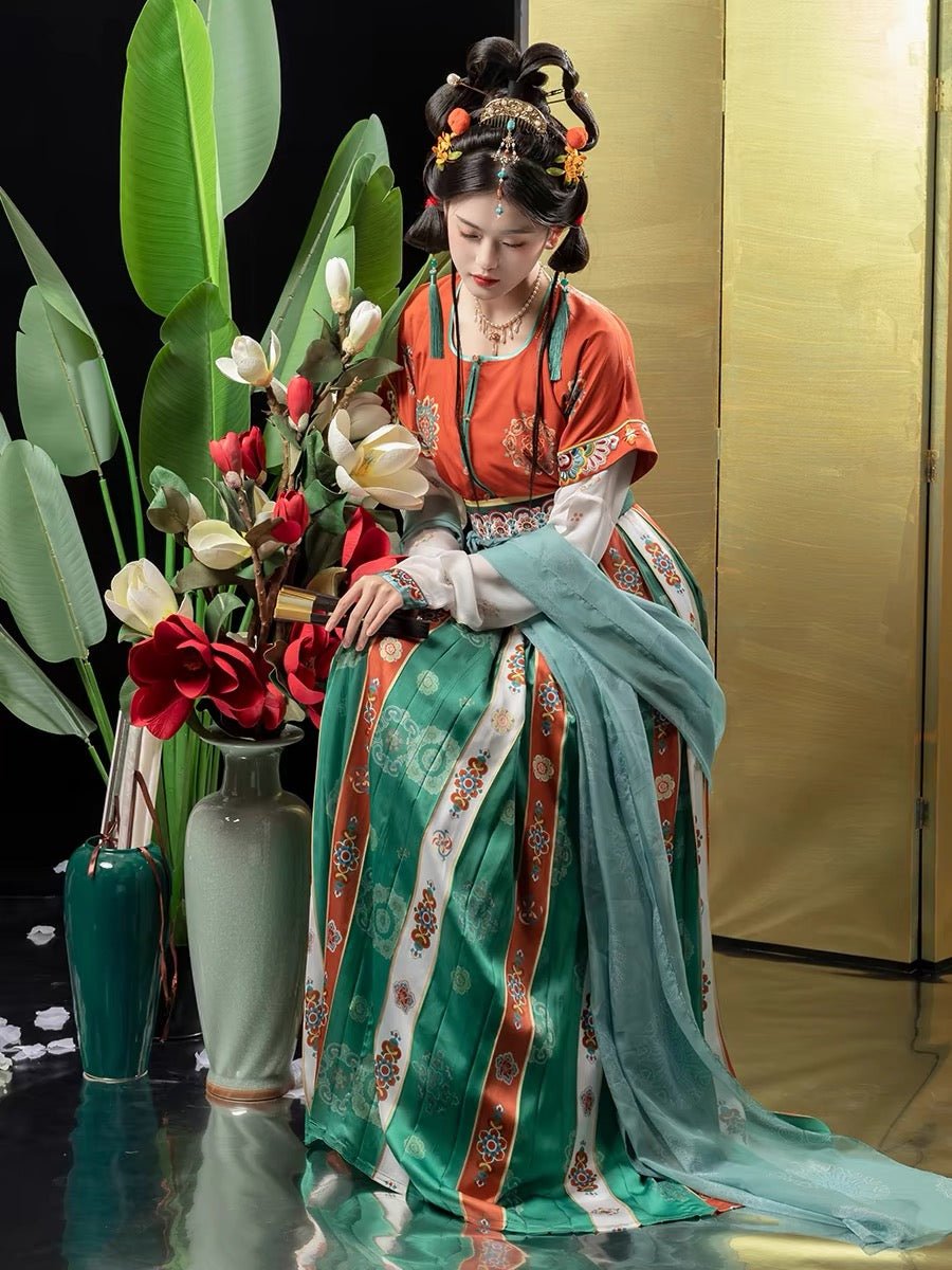 qiyao ruqun girls dress tang dynasty -Jianxi Hanful