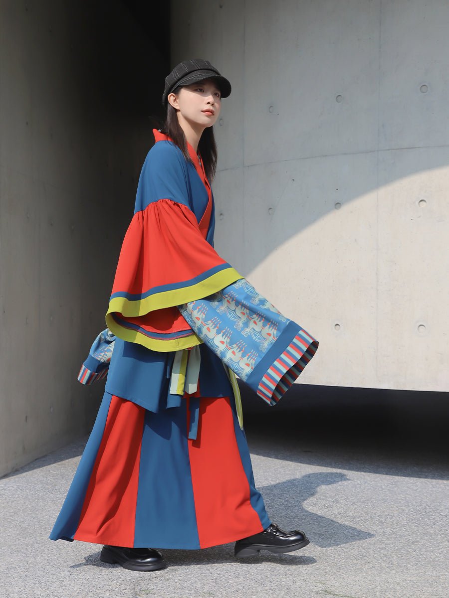 Chinese style women'shanfu qiyao ruqun dress -Jianxi Hanfu