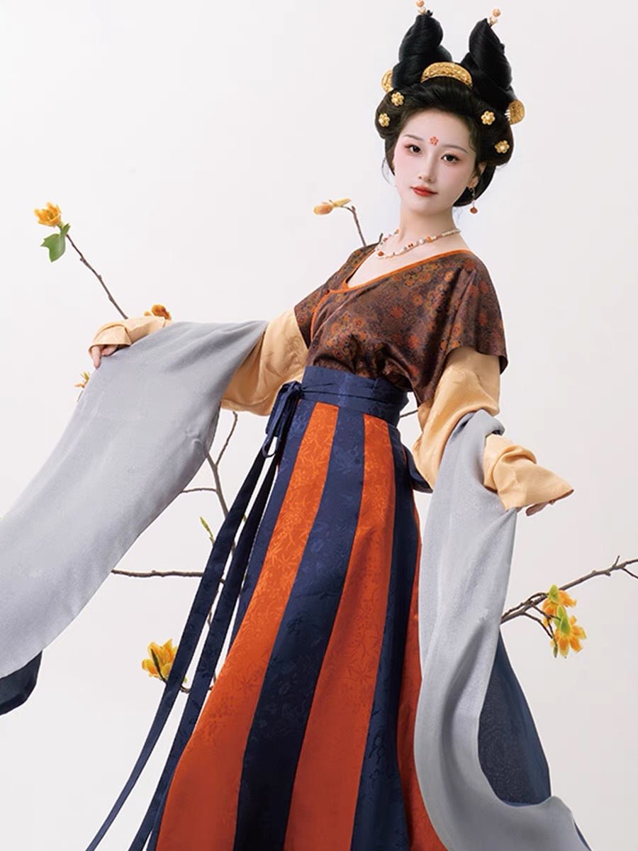 ruqun girls dress tang dynasty clothes-Jianxi Hanfu