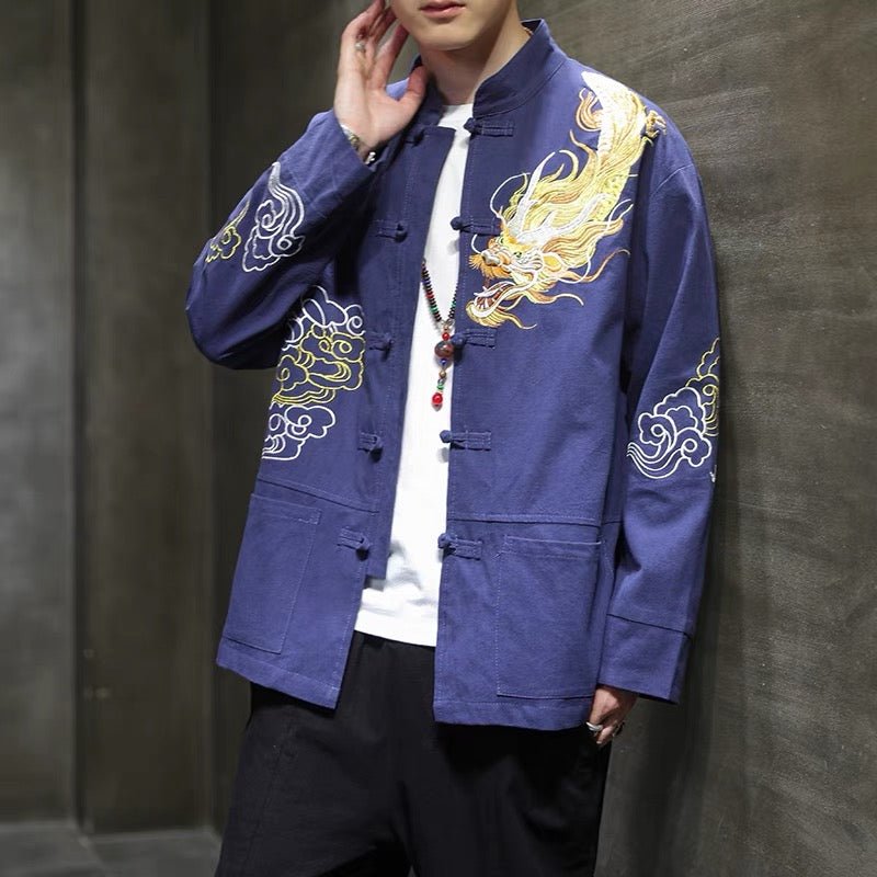 Man's Hanfu Tangzhuang Jacket - Jianxi Hanfu