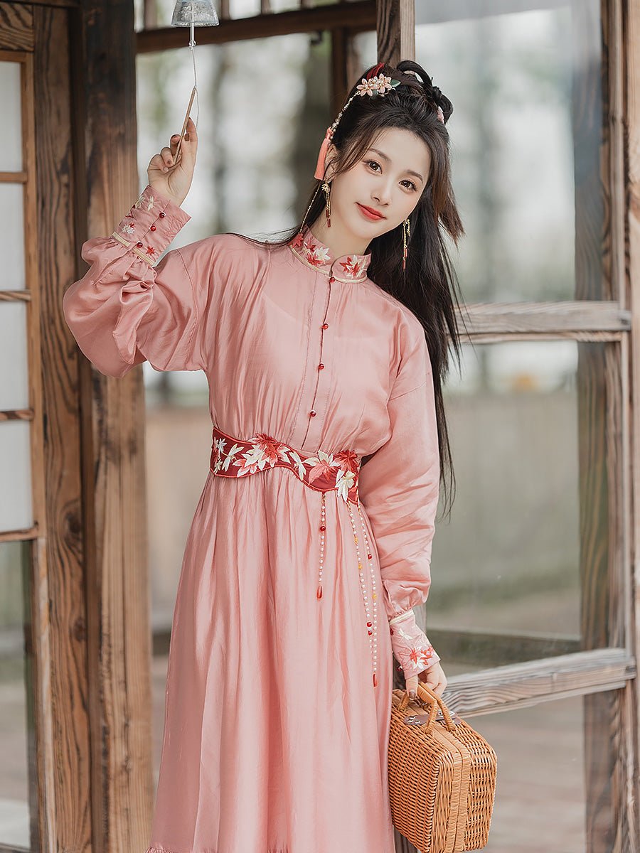 ming dynasty new chinese style hanfu dress-Jianxi Hanfu