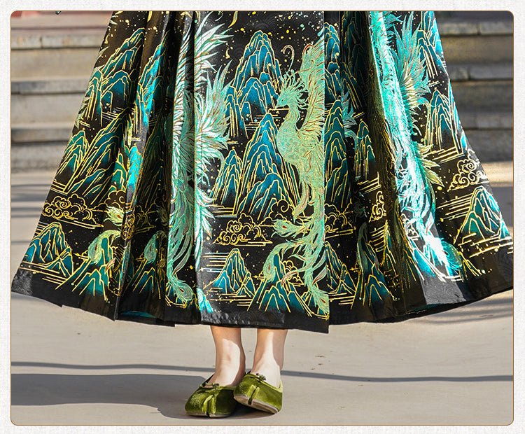 Ming Dynasty Fashion Clothes Mamian Skirt - Jianxi Hanfu
