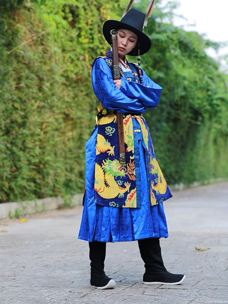Ming Dynasty Male Hanfu Shoes Hanfu Boots - Jianxi Hanfu