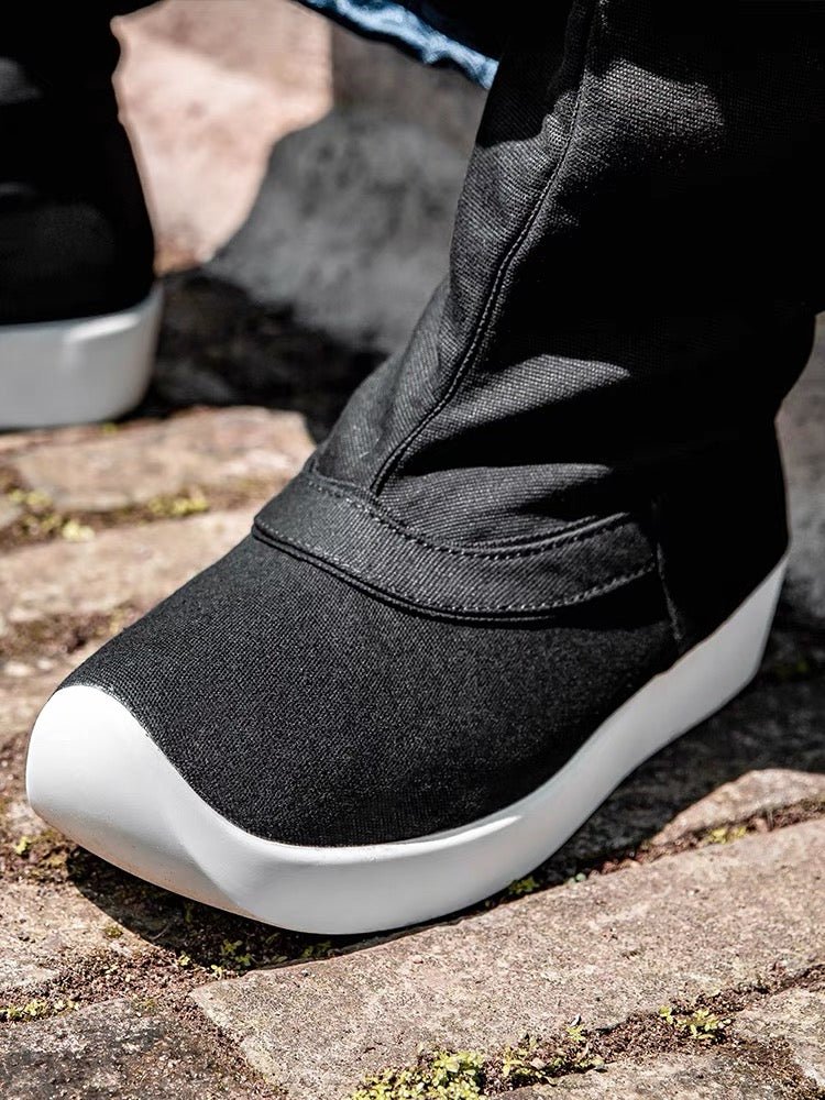 Ming Dynasty Male Hanfu Shoes Hanfu Boots Thick Sole - Jianxi Hanfu