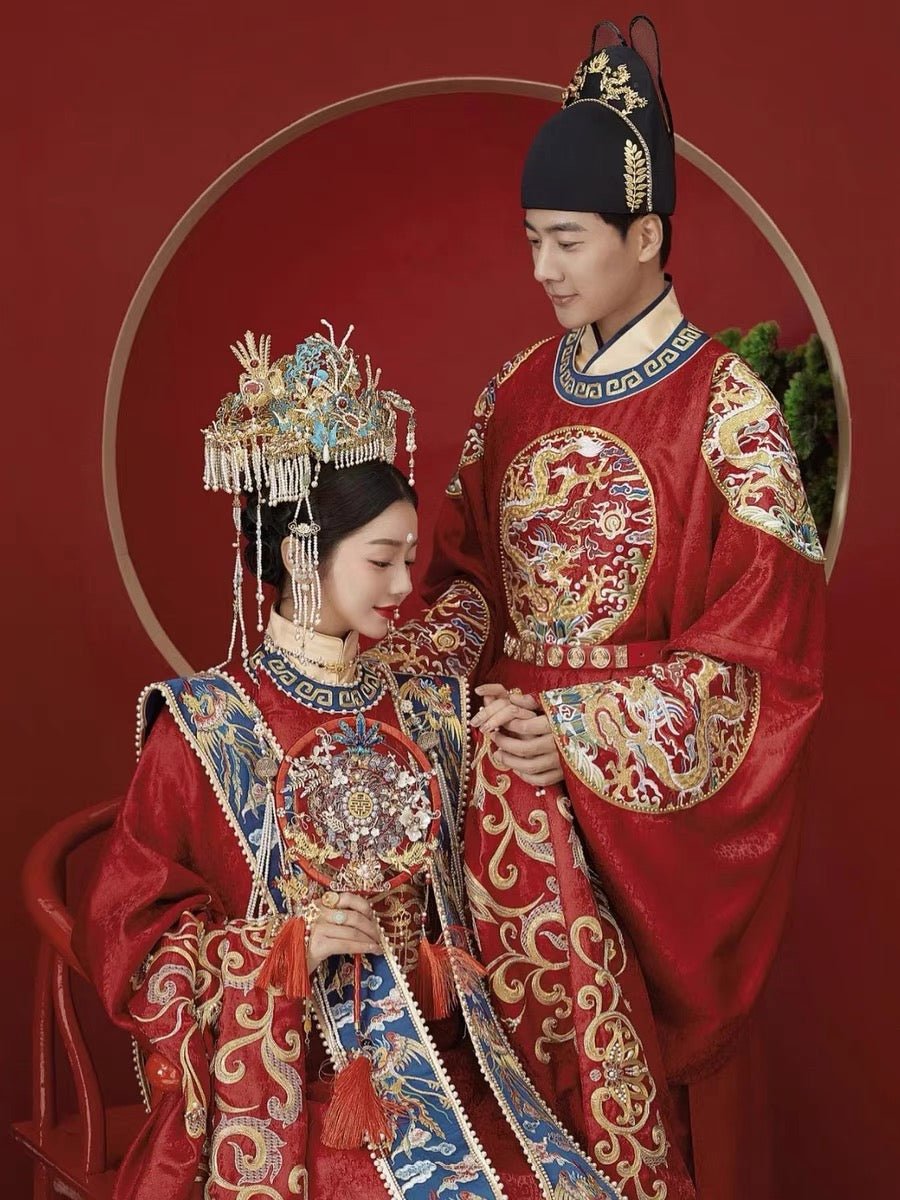 Ming Dynasty Wedding Attire - Jianxi Hanfu