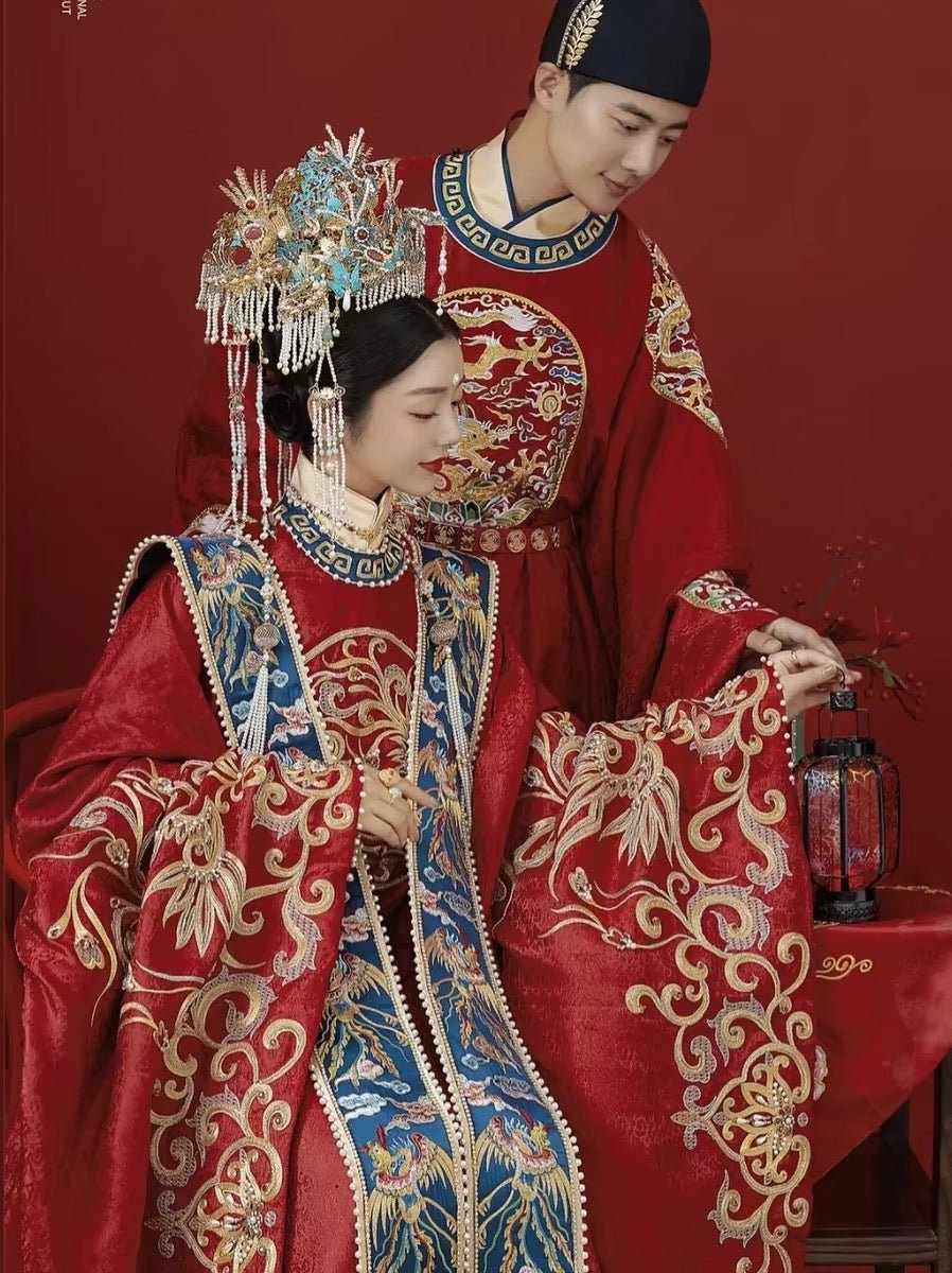 Ming Dynasty Wedding Attire - Jianxi Hanfu
