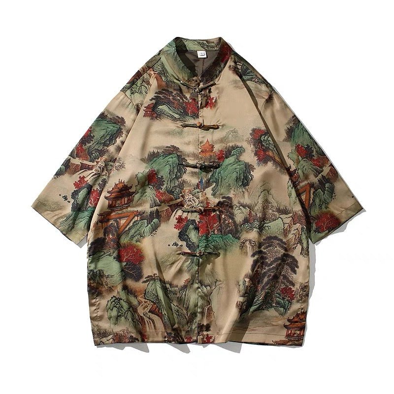 tang suit men's summer hanfu male-Jianxi Hanfu