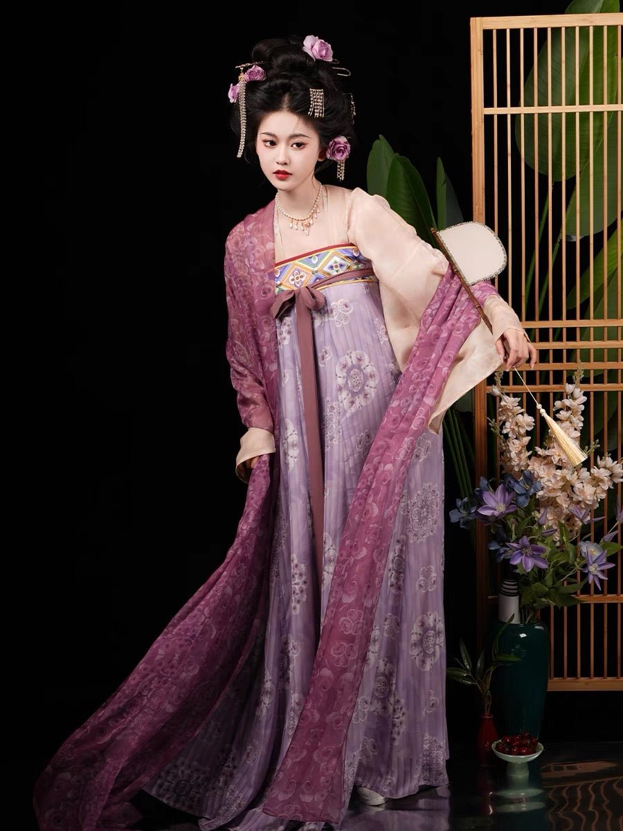 mulberry qixiong ruqun girls dress women hanfu-Jianxi Hanfu
