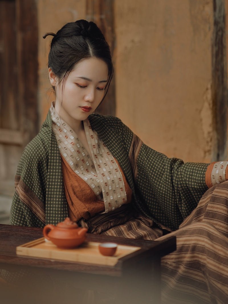 red ru shirt women's northern wei dynasty clothing - Jianxi Hanfu