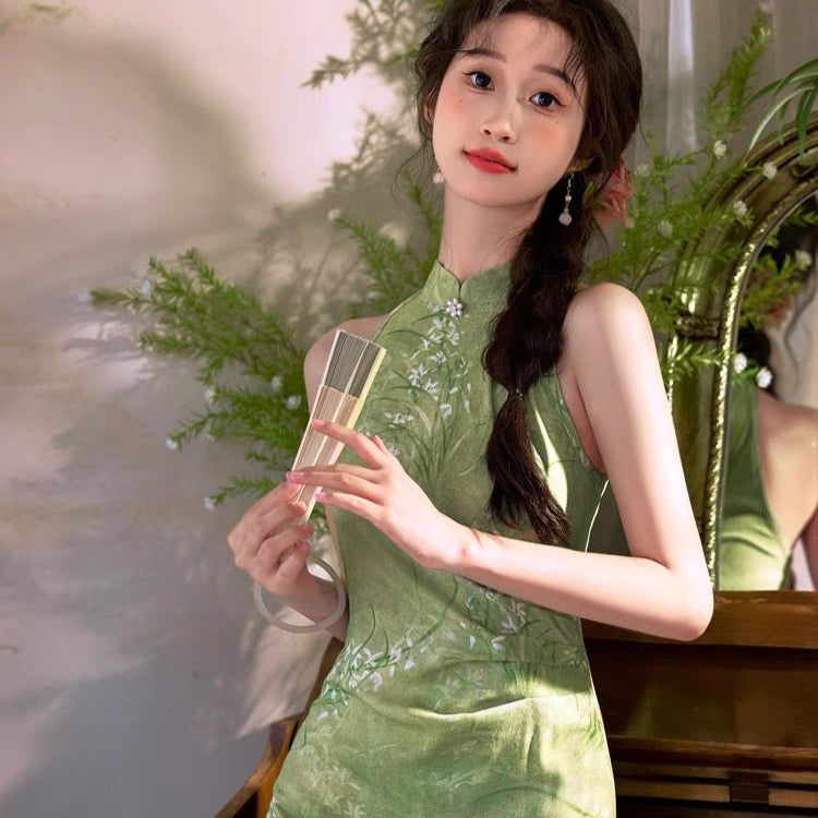 New Sleeveless Qipao Cheongsam - Jianxi Hanfu