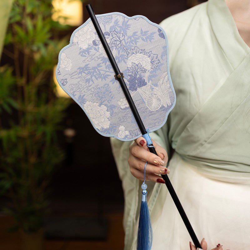 northern wei dynasty clothing hand fan-Jianxi Hanfu