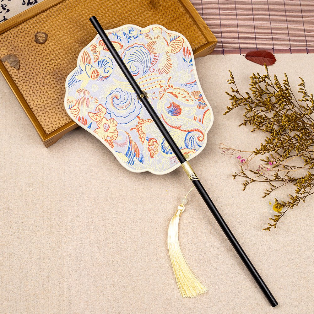 waist fan chinese folding fan-Jianxi Hanfu