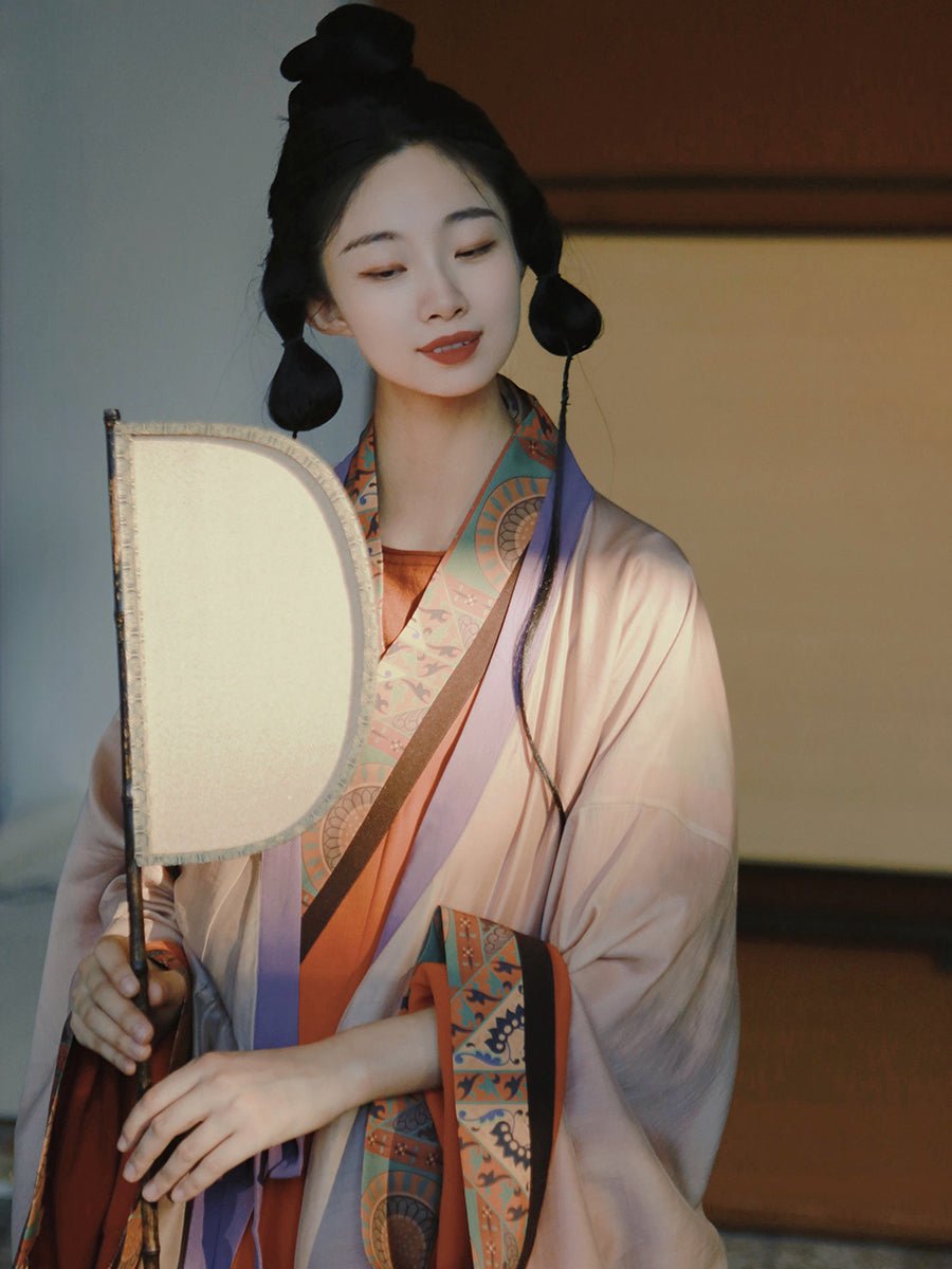 cross collar ru shirt women's hanfu dress - Jianxi Hanfu