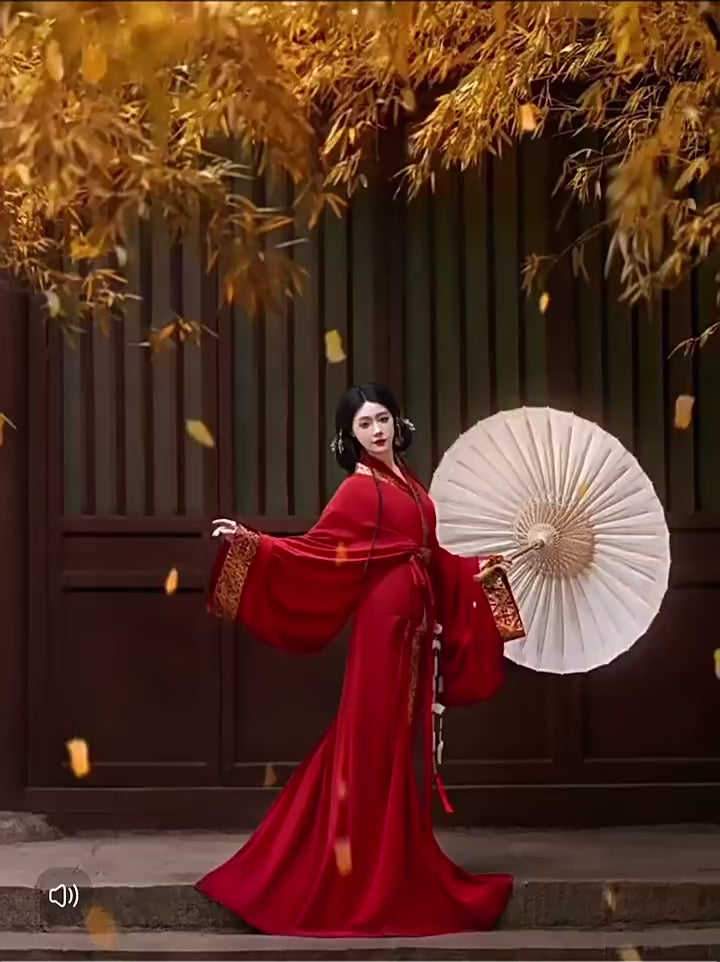 wei jin dynasty hanfu robe girls' clothes-Jianxi Hanfu