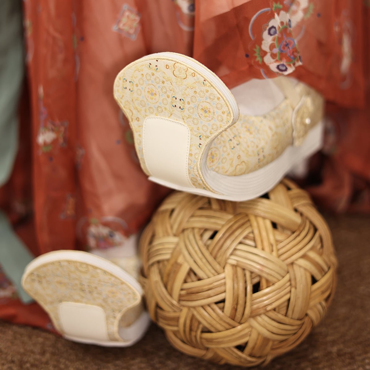 tang dynasty hanfu shoes women's ruqun - Jianxi Hanfu
