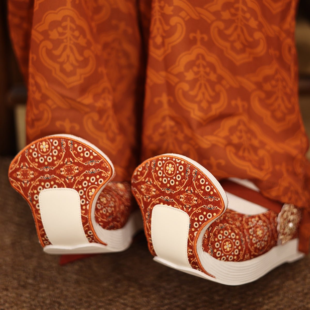 princess red shoes chinese hanfu shoes - Jainxi Hanfu