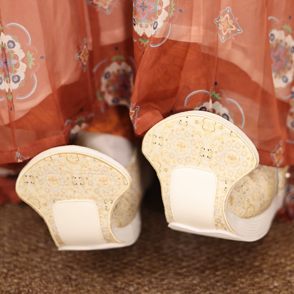 chinese shoes tang dynasty hanfu ruqun shoes - Jianxi Hanfu