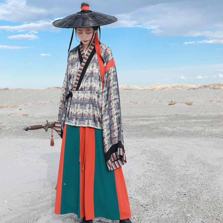 purple ru shirt northern wei dynasty women's clothing - Jianxi Hanfu