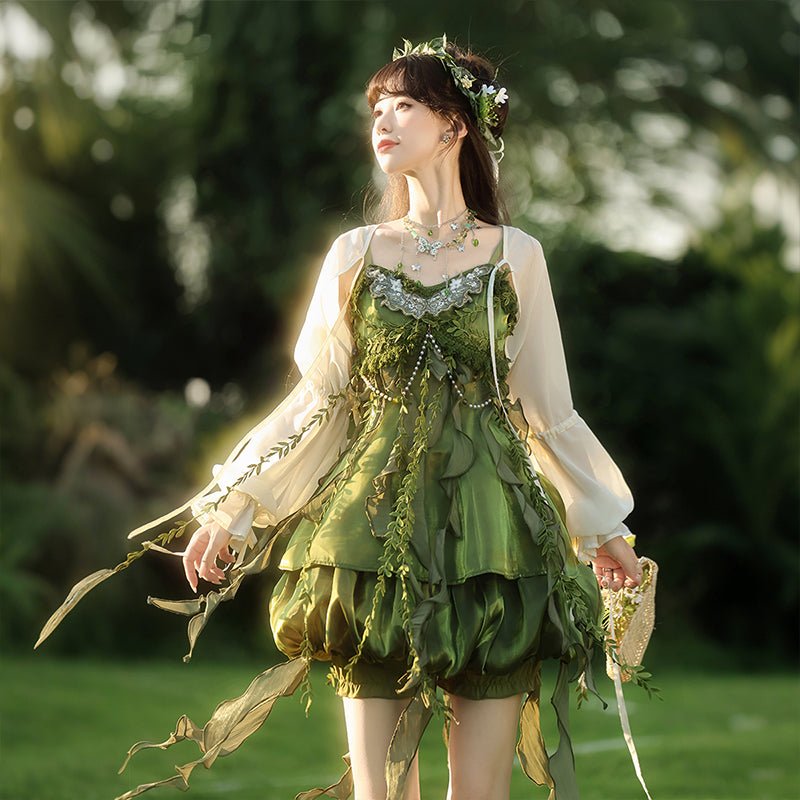 sachin and babi light blue dress What is Green Qi Lolita Dresses Chinese Style Summer JSK Skirt
