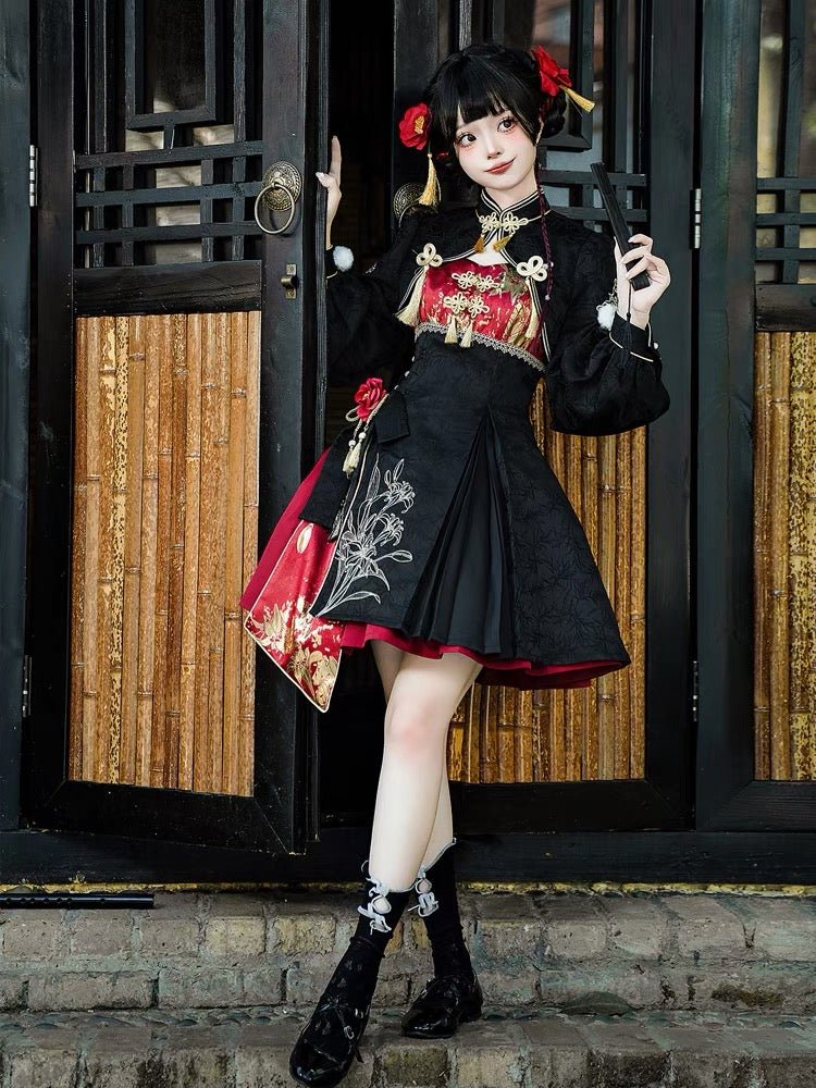 girls' skirt Qi Lolita JSK - Jianxi Hanfu