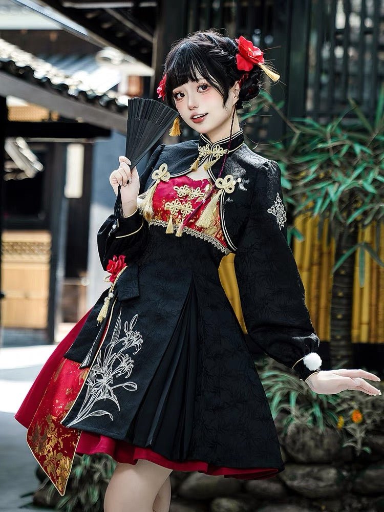 girls' summer dress rQi Lolita JSK - Jianxi Hanfu